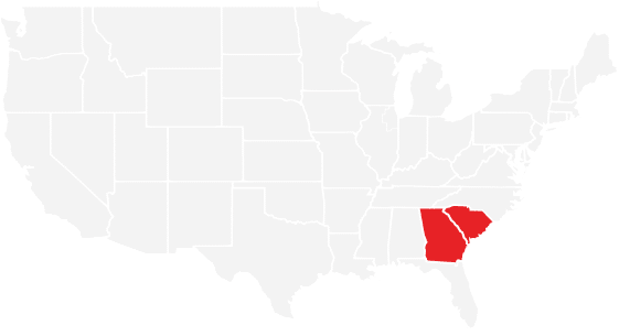 South Carolina highlighted on map