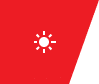 Red background with sun icon